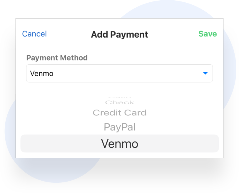 customize payment methods